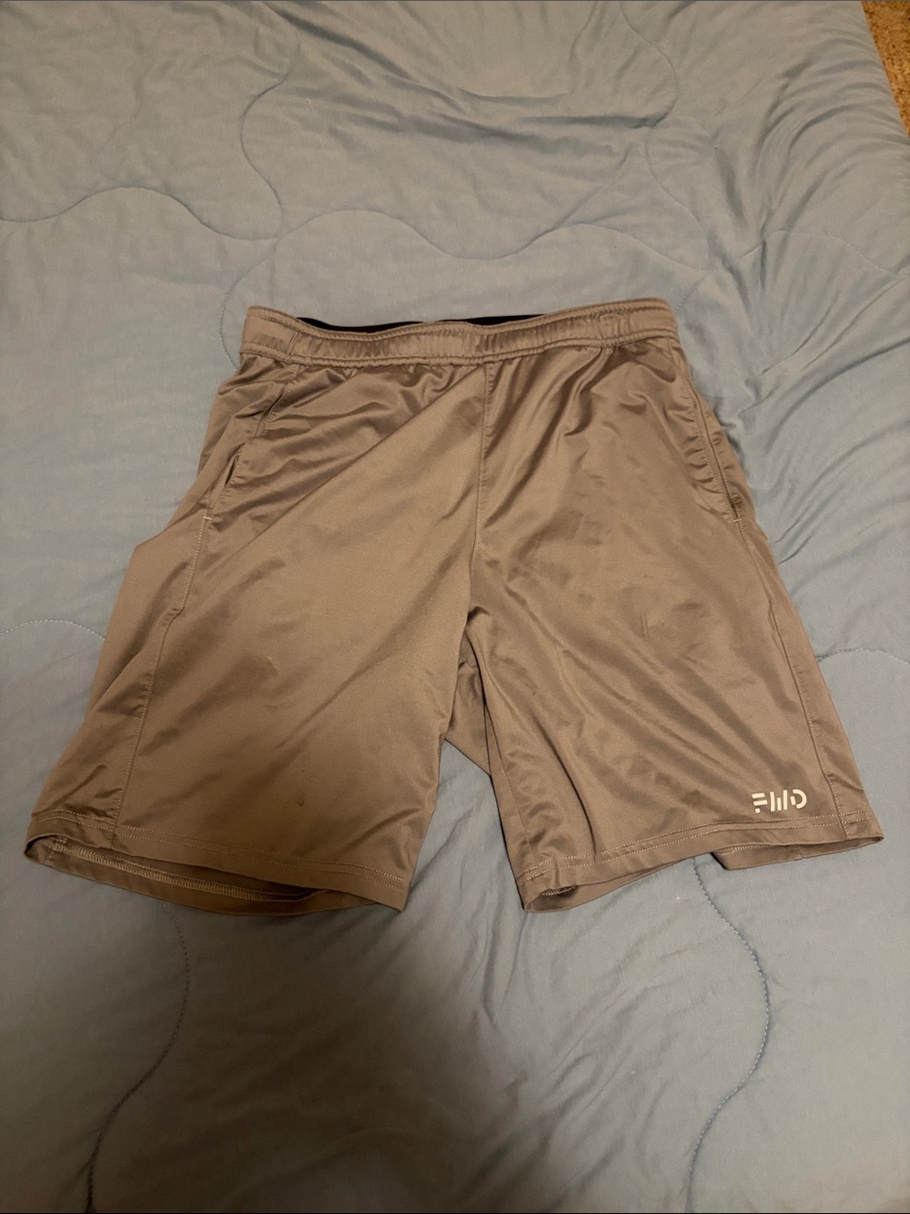 Fila Men's Athletic Shorts in Taupe-Grey